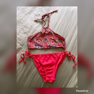 Pink bathing suit